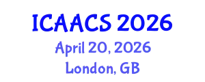 International Conference on Agriculture, Agronomy and Crop Sciences (ICAACS) April 20, 2026 - London, United Kingdom