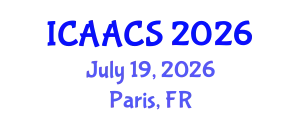 International Conference on Agriculture, Agronomy and Crop Sciences (ICAACS) July 19, 2026 - Paris, France