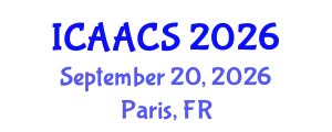 International Conference on Agriculture, Agronomy and Crop Sciences (ICAACS) September 20, 2026 - Paris, France