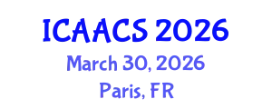 International Conference on Agriculture, Agronomy and Crop Sciences (ICAACS) March 30, 2026 - Paris, France