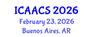 International Conference on Agriculture, Agronomy and Crop Sciences (ICAACS) February 23, 2026 - Buenos Aires, Argentina