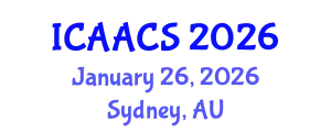 International Conference on Agriculture, Agronomy and Crop Sciences (ICAACS) January 26, 2026 - Sydney, Australia