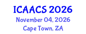 International Conference on Agriculture, Agronomy and Crop Sciences (ICAACS) November 04, 2026 - Cape Town, South Africa