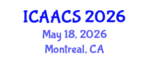 International Conference on Agriculture, Agronomy and Crop Sciences (ICAACS) May 18, 2026 - Montreal, Canada