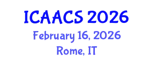 International Conference on Agriculture, Agronomy and Crop Sciences (ICAACS) February 16, 2026 - Rome, Italy