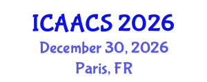International Conference on Agriculture, Agronomy and Crop Sciences (ICAACS) December 30, 2026 - Paris, France