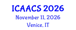 International Conference on Agriculture, Agronomy and Crop Sciences (ICAACS) November 11, 2026 - Venice, Italy