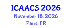 International Conference on Agriculture, Agronomy and Crop Sciences (ICAACS) November 18, 2026 - Paris, France