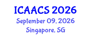 International Conference on Agriculture, Agronomy and Crop Sciences (ICAACS) September 09, 2026 - Singapore, Singapore