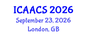 International Conference on Agriculture, Agronomy and Crop Sciences (ICAACS) September 23, 2026 - London, United Kingdom