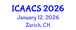 International Conference on Agriculture, Agronomy and Crop Sciences (ICAACS) January 12, 2026 - Zurich, Switzerland