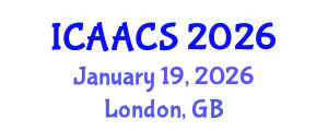 International Conference on Agriculture, Agronomy and Crop Sciences (ICAACS) January 19, 2026 - London, United Kingdom
