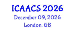 International Conference on Agriculture, Agronomy and Crop Sciences (ICAACS) December 09, 2026 - London, United Kingdom