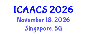 International Conference on Agriculture, Agronomy and Crop Sciences (ICAACS) November 18, 2026 - Singapore, Singapore