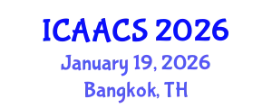 International Conference on Agriculture, Agronomy and Crop Sciences (ICAACS) January 19, 2026 - Bangkok, Thailand