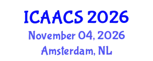 International Conference on Agriculture, Agronomy and Crop Sciences (ICAACS) November 04, 2026 - Amsterdam, Netherlands