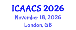 International Conference on Agriculture, Agronomy and Crop Sciences (ICAACS) November 18, 2026 - London, United Kingdom