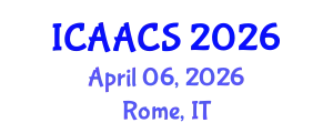 International Conference on Agriculture, Agronomy and Crop Sciences (ICAACS) April 06, 2026 - Rome, Italy