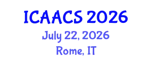 International Conference on Agriculture, Agronomy and Crop Sciences (ICAACS) July 22, 2026 - Rome, Italy