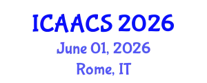 International Conference on Agriculture, Agronomy and Crop Sciences (ICAACS) June 01, 2026 - Rome, Italy