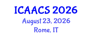 International Conference on Agriculture, Agronomy and Crop Sciences (ICAACS) August 23, 2026 - Rome, Italy