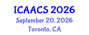 International Conference on Agriculture, Agronomy and Crop Sciences (ICAACS) September 20, 2026 - Toronto, Canada
