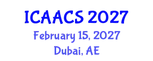 International Conference on Agriculture, Agronomy and Crop Sciences (ICAACS) February 15, 2027 - Dubai, United Arab Emirates