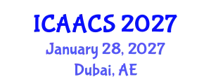International Conference on Agriculture, Agronomy and Crop Sciences (ICAACS) January 28, 2027 - Dubai, United Arab Emirates