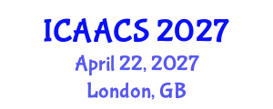 International Conference on Agriculture, Agronomy and Crop Sciences (ICAACS) April 22, 2027 - London, United Kingdom