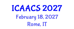 International Conference on Agriculture, Agronomy and Crop Sciences (ICAACS) February 18, 2027 - Rome, Italy