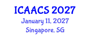 International Conference on Agriculture, Agronomy and Crop Sciences (ICAACS) January 11, 2027 - Singapore, Singapore