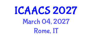 International Conference on Agriculture, Agronomy and Crop Sciences (ICAACS) March 04, 2027 - Rome, Italy