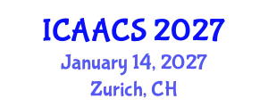 International Conference on Agriculture, Agronomy and Crop Sciences (ICAACS) January 14, 2027 - Zurich, Switzerland