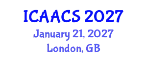 International Conference on Agriculture, Agronomy and Crop Sciences (ICAACS) January 21, 2027 - London, United Kingdom