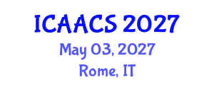 International Conference on Agriculture, Agronomy and Crop Sciences (ICAACS) May 03, 2027 - Rome, Italy