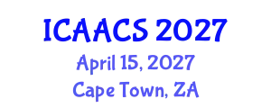 International Conference on Agriculture, Agronomy and Crop Sciences (ICAACS) April 15, 2027 - Cape Town, South Africa