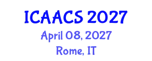 International Conference on Agriculture, Agronomy and Crop Sciences (ICAACS) April 08, 2027 - Rome, Italy