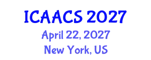 International Conference on Agriculture, Agronomy and Crop Sciences (ICAACS) April 22, 2027 - New York, United States