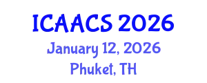 International Conference on Agriculture, Agronomy and Crop Sciences (ICAACS) January 12, 2026 - Phuket, Thailand