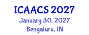 International Conference on Agriculture, Agronomy and Crop Sciences (ICAACS) January 30, 2027 - Bengaluru, India