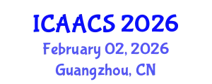 International Conference on Agriculture, Agronomy and Crop Sciences (ICAACS) February 02, 2026 - Guangzhou, China