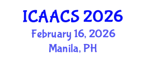 International Conference on Agriculture, Agronomy and Crop Sciences (ICAACS) February 16, 2026 - Manila, Philippines