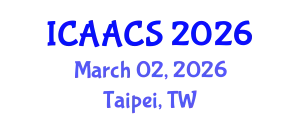 International Conference on Agriculture, Agronomy and Crop Sciences (ICAACS) March 02, 2026 - Taipei, Taiwan
