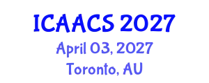 International Conference on Agriculture, Agronomy and Crop Sciences (ICAACS) April 03, 2027 - Toronto, Australia