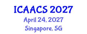 International Conference on Agriculture, Agronomy and Crop Sciences (ICAACS) April 24, 2027 - Singapore, Singapore