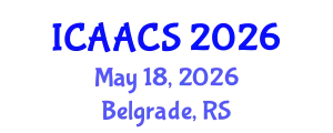 International Conference on Agriculture, Agronomy and Crop Sciences (ICAACS) May 18, 2026 - Belgrade, Serbia