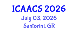 International Conference on Agriculture, Agronomy and Crop Sciences (ICAACS) July 03, 2026 - Santorini, Greece