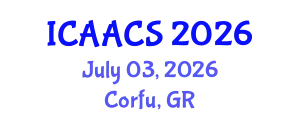 International Conference on Agriculture, Agronomy and Crop Sciences (ICAACS) July 03, 2026 - Corfu, Greece
