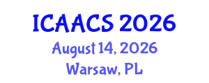International Conference on Agriculture, Agronomy and Crop Sciences (ICAACS) August 14, 2026 - Warsaw, Poland