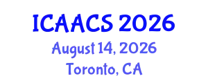International Conference on Agriculture, Agronomy and Crop Sciences (ICAACS) August 14, 2026 - Toronto, Canada